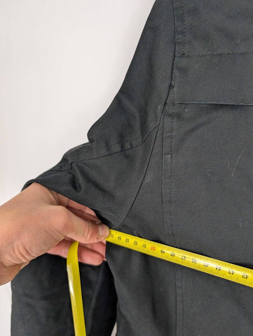 Celio M manteau shackett noir coton taille M