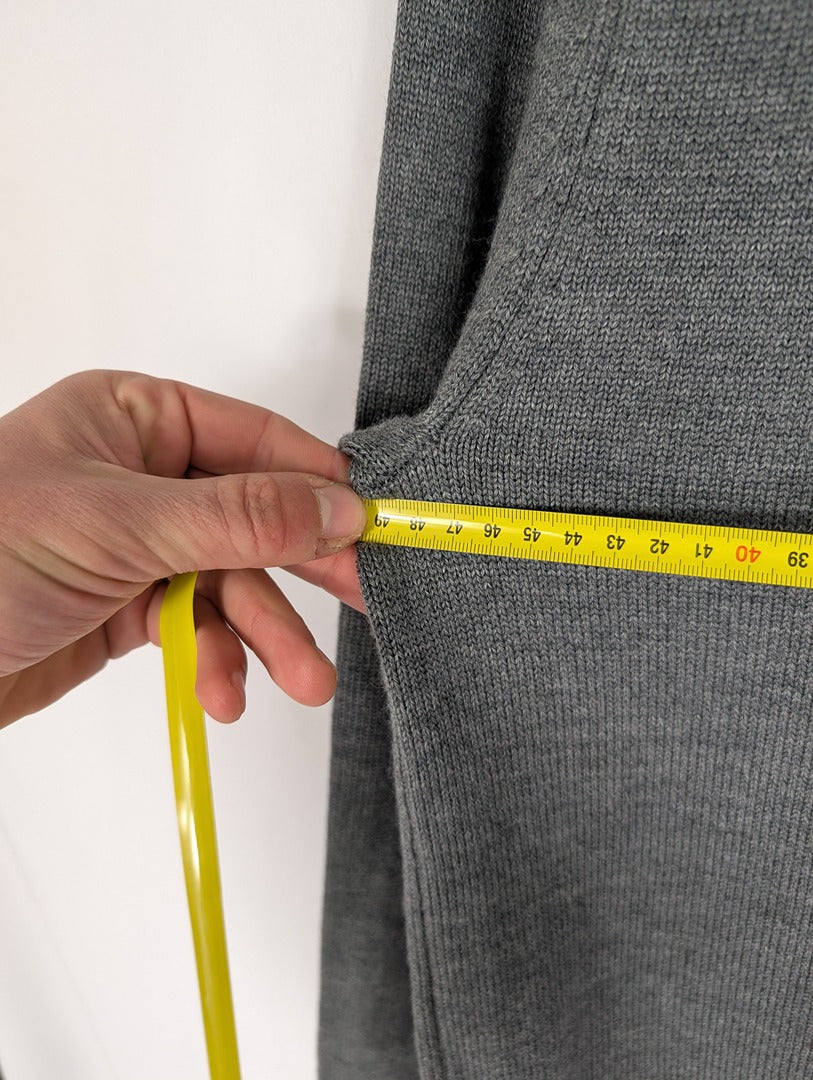 Pull gris Sandro Paris motif ours taille M