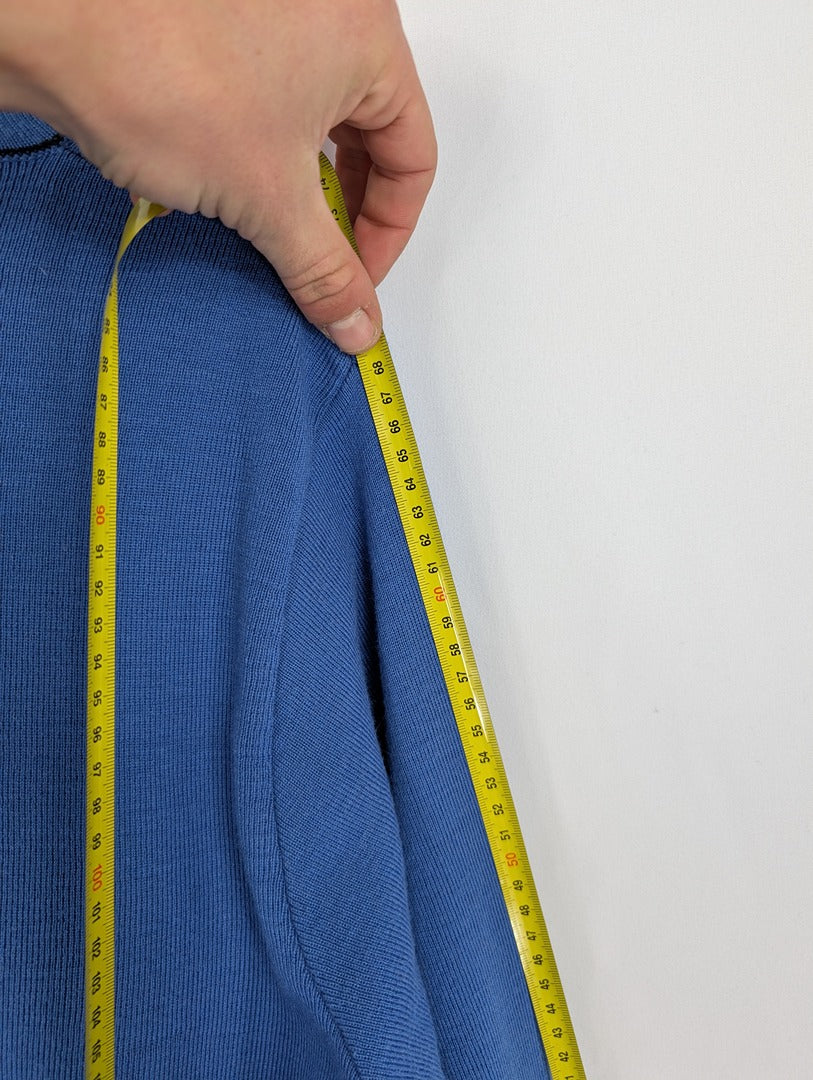 Pull col V bleu Uniforme Prestige taille 44