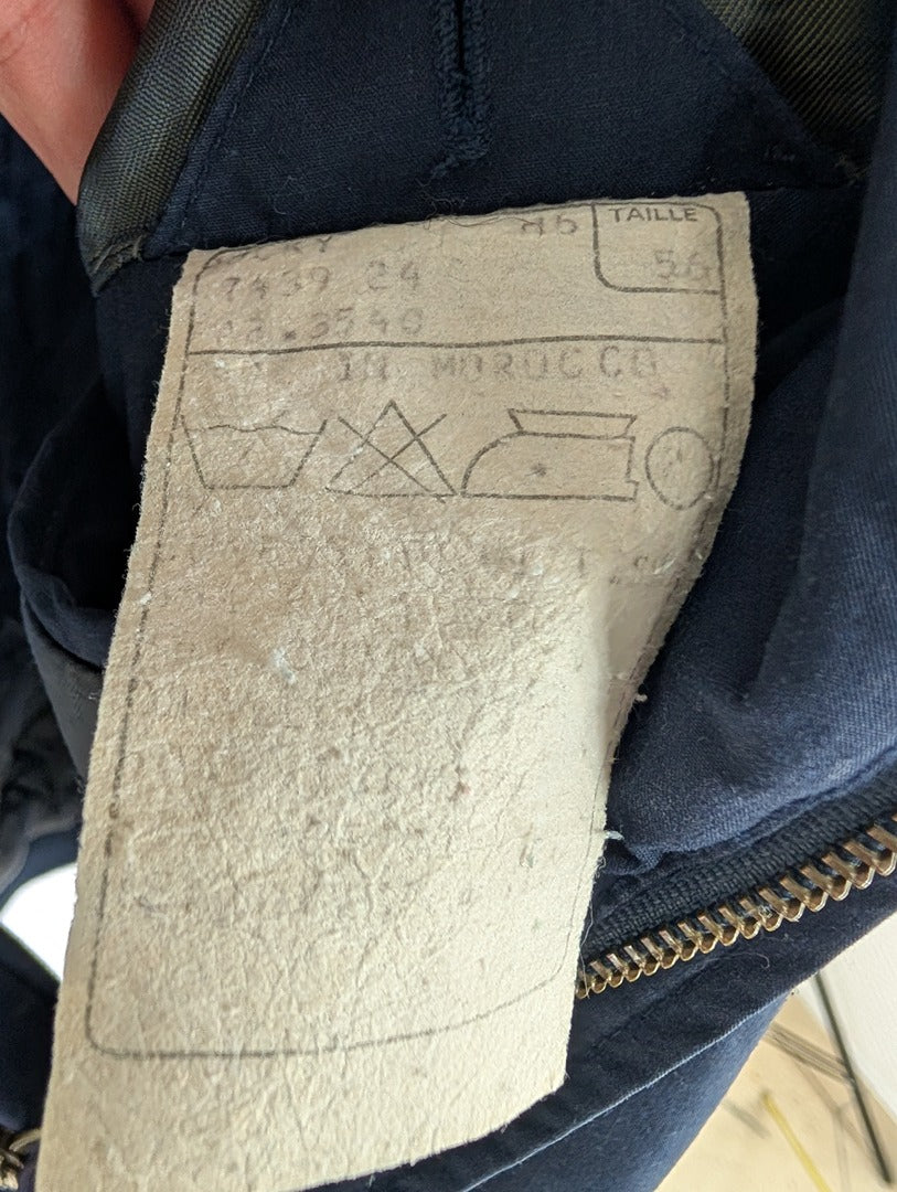 Blouson Teddy Vintage - L - Marine