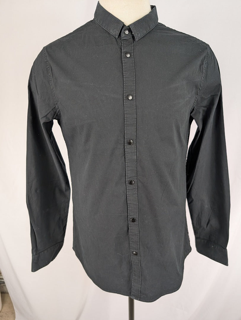 Chemise noire Armani Exchange homme taille L
