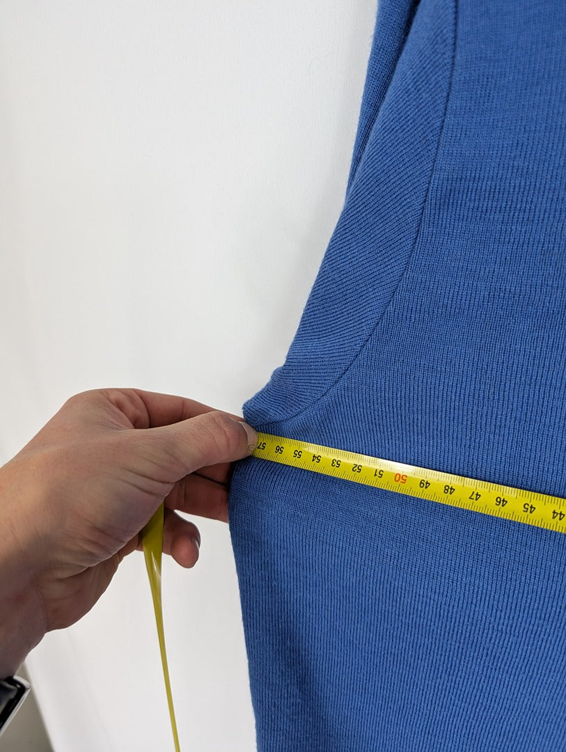 Pull col V bleu Uniforme Prestige taille 44