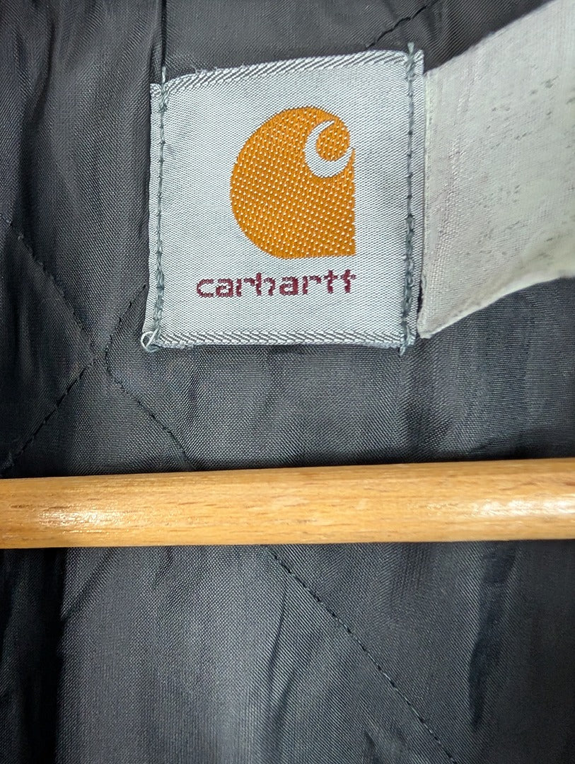 Veste Carhartt noire style shacket homme