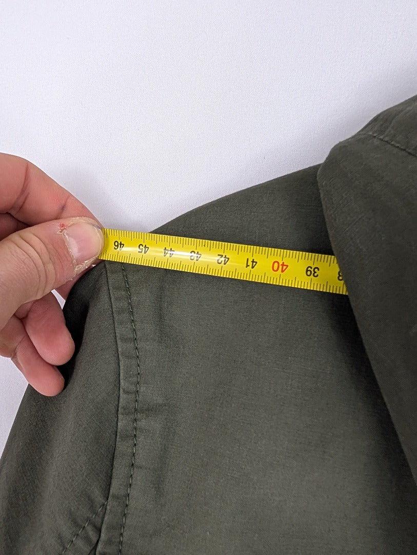 Topman Veste Homme M Vert Kaki Capuche