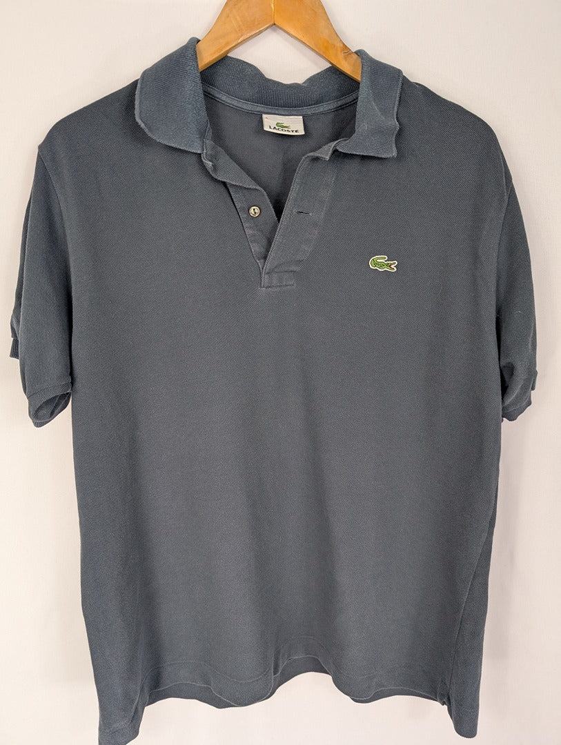 Polo Lacoste bleu marine 100% coton taille 5