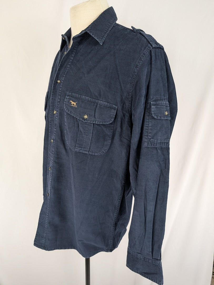 Chemise veste homme Rodd & Gunn bleu marine M