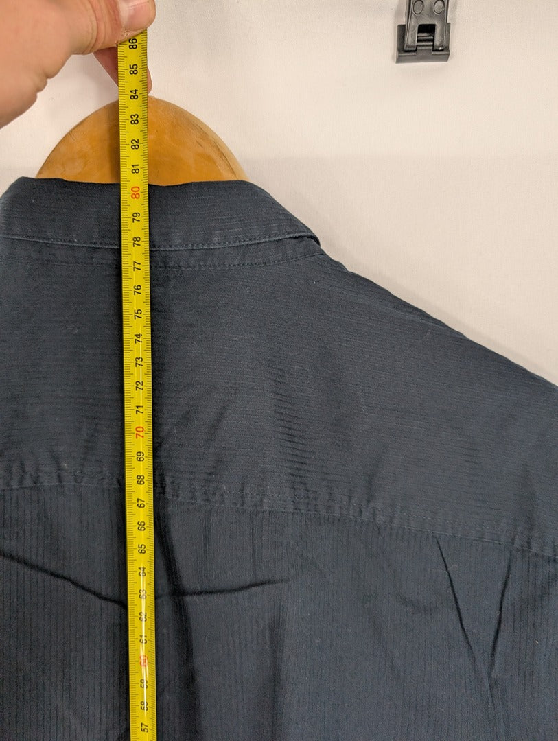 Chemise homme Armani Exchange bleu marine slim L