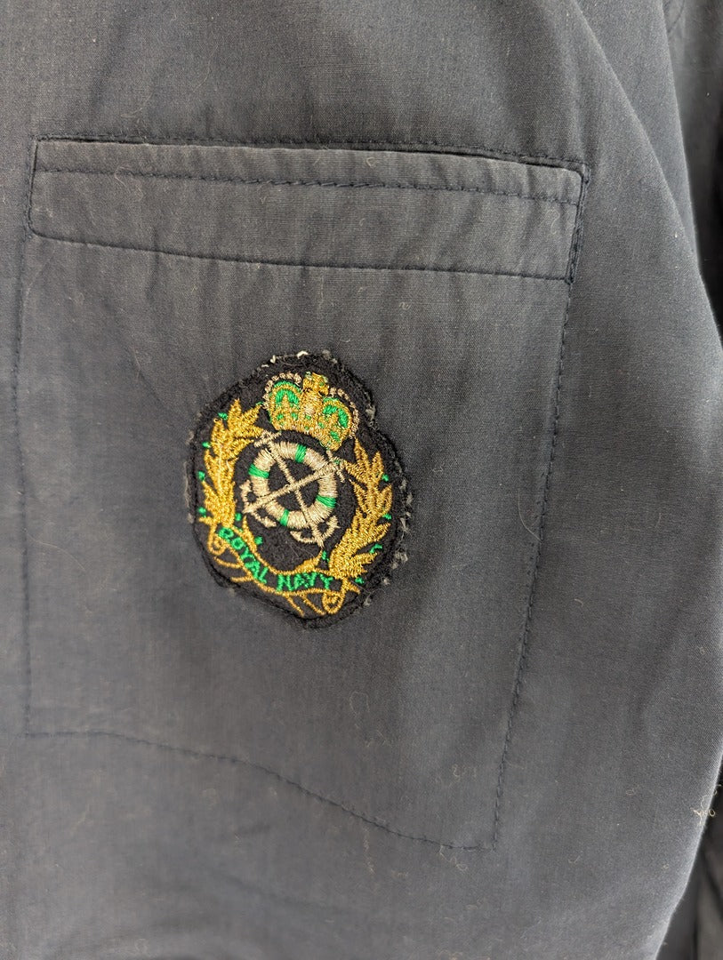 Blouson Teddy Vintage - L - Marine