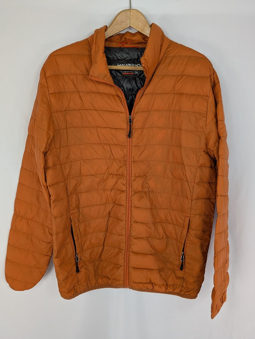 Veste Matelassée Orange Hawke&co Homme M