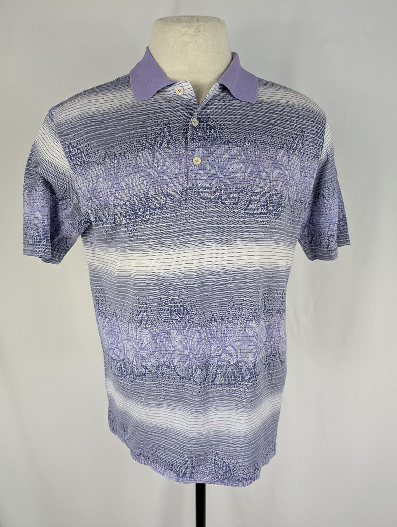 Polo homme J.h. Durif imprimé violet taille M