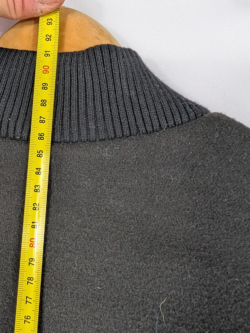 Rinascimento manteau long noir taille S