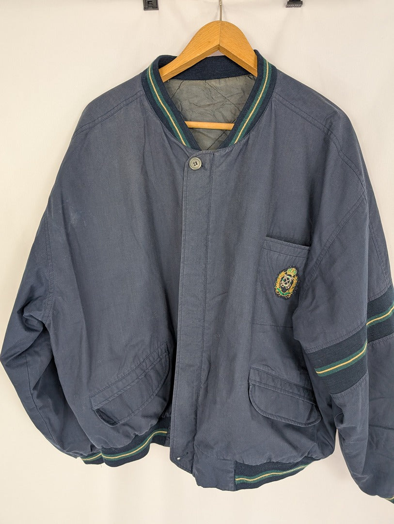Blouson Teddy Vintage - L - Marine
