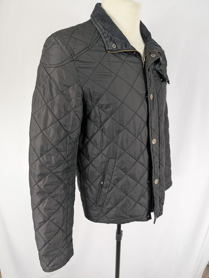 Veste matelassée noire Zara Man Basic M