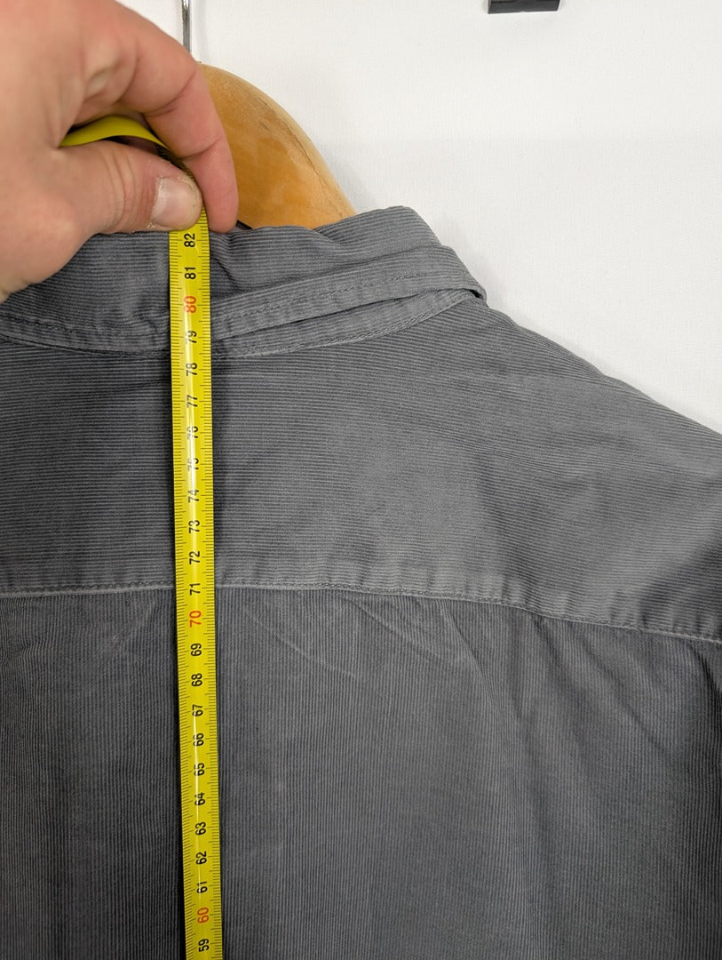 Chemise homme grise en coton Uniqlo taille L