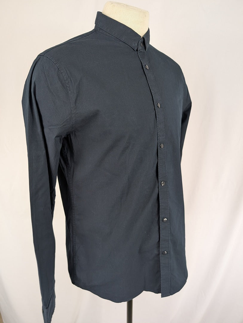 Chemise homme Armani Exchange bleu marine slim L