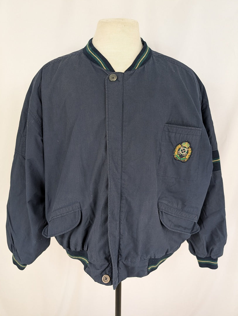 Blouson Teddy Vintage - L - Marine