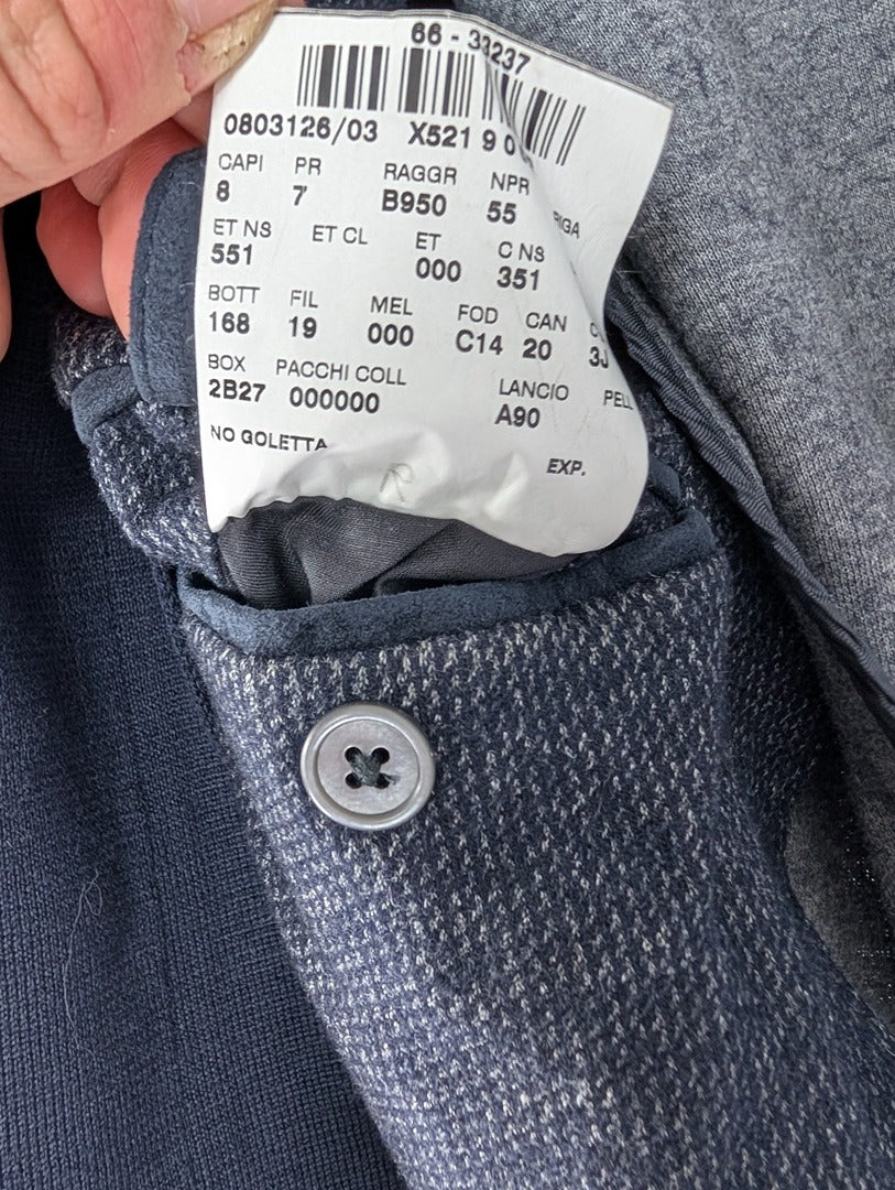 Veste homme Corneliani Id laine mérinos bleu