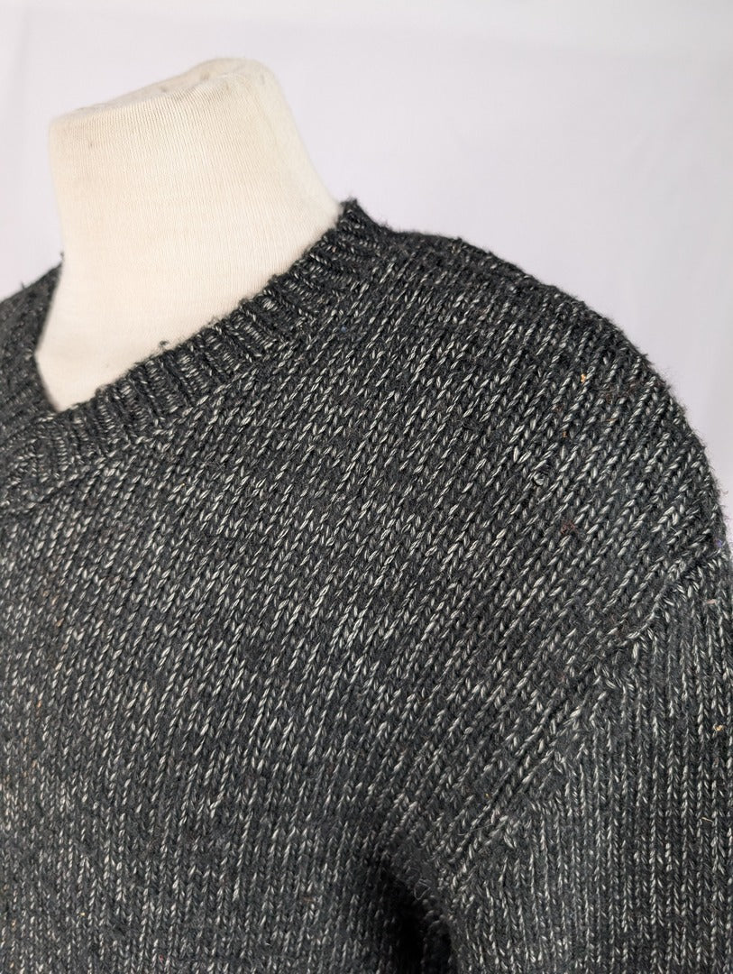 Pull Redskins homme gris chiné taille M