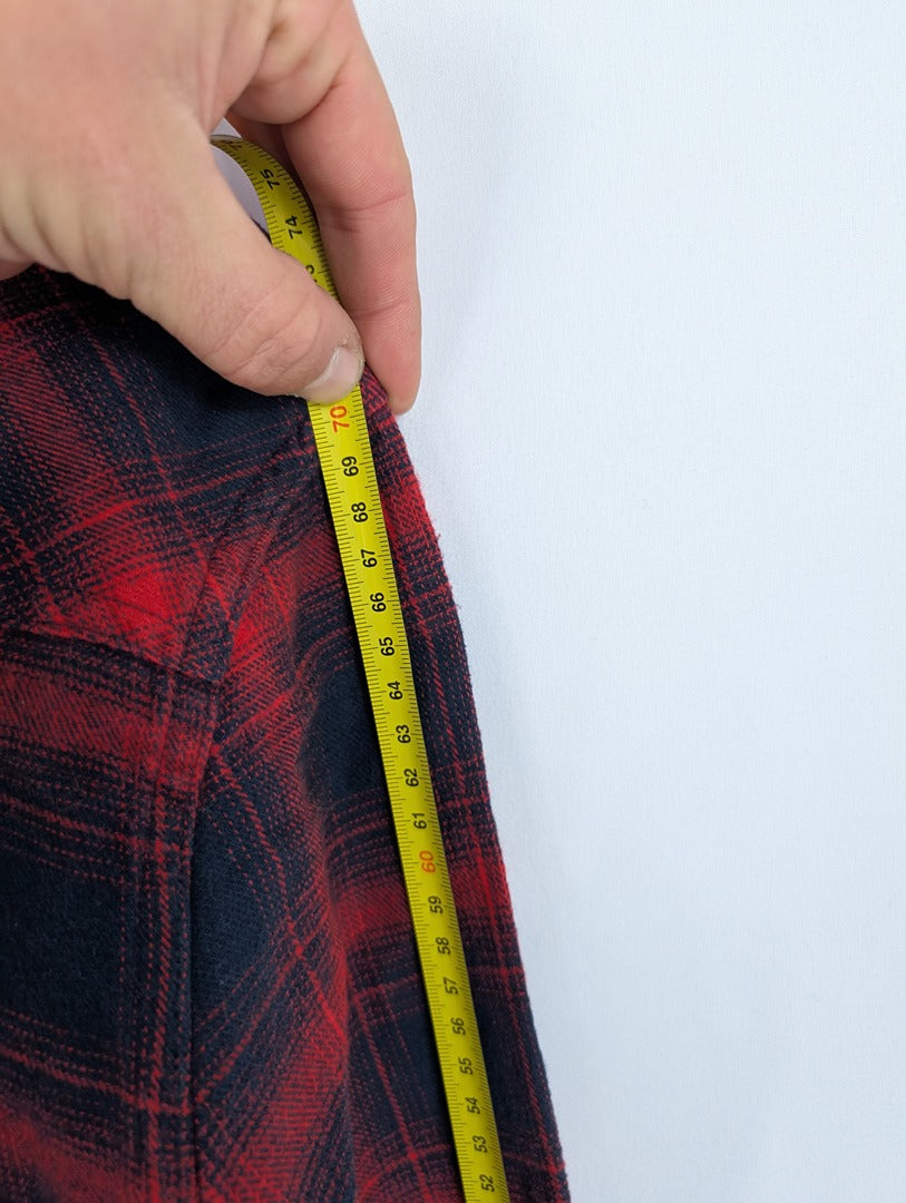 Chemise homme à carreaux rouge et noir Eleven Paris