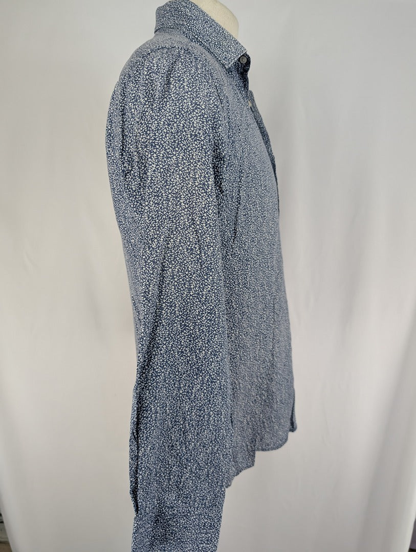 Chemise homme imprimée Spontini coton taille 39/40