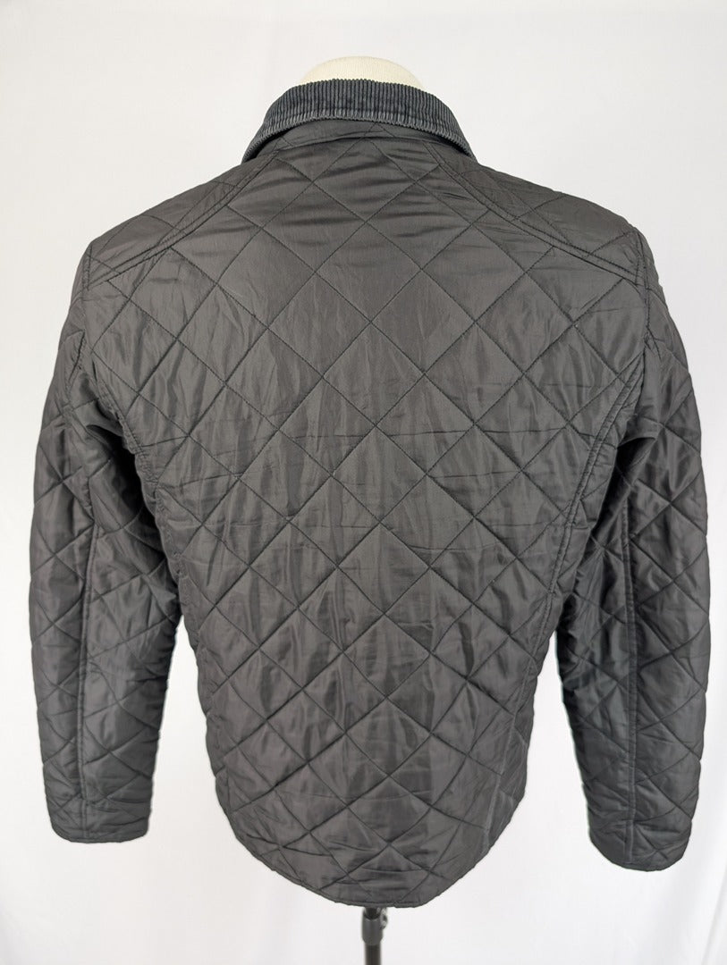 Veste matelassée noire Zara Man Basic M