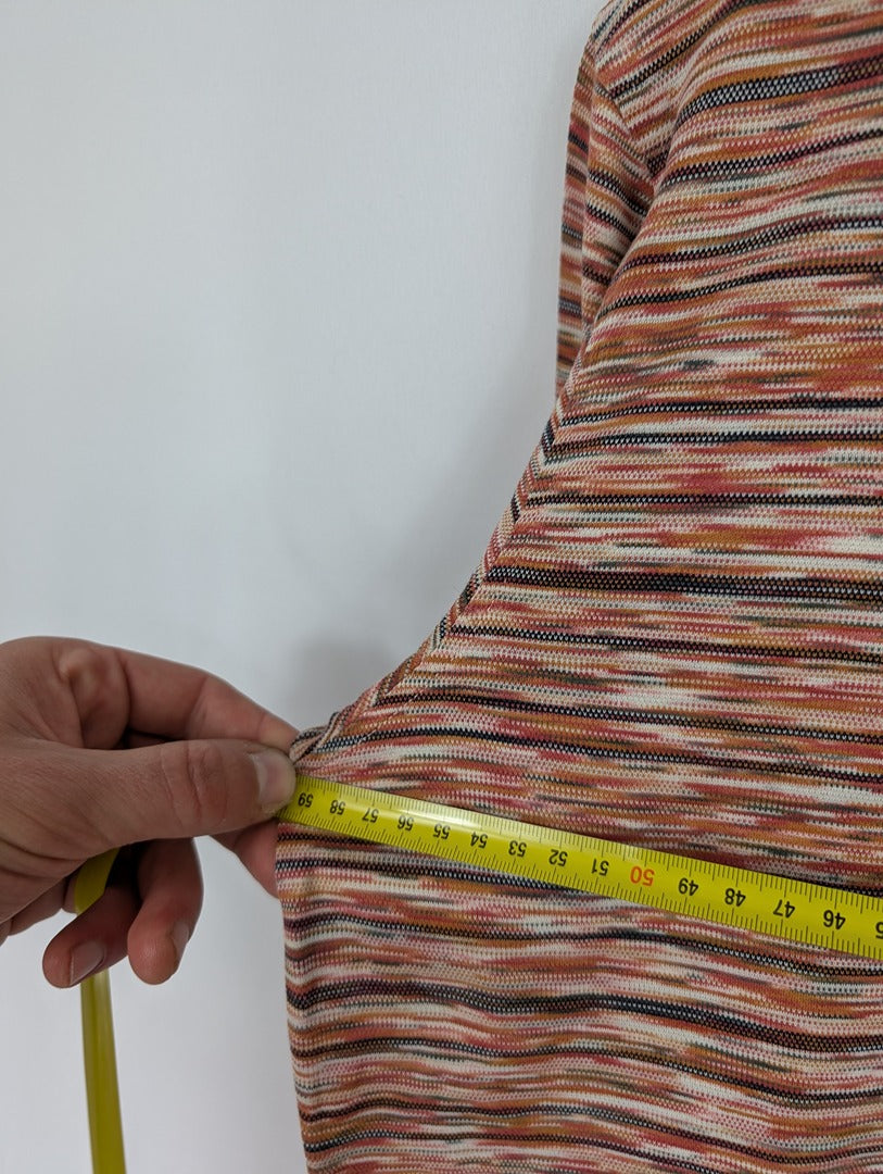 Polo rayé multicolore Montechiarro coton M/50