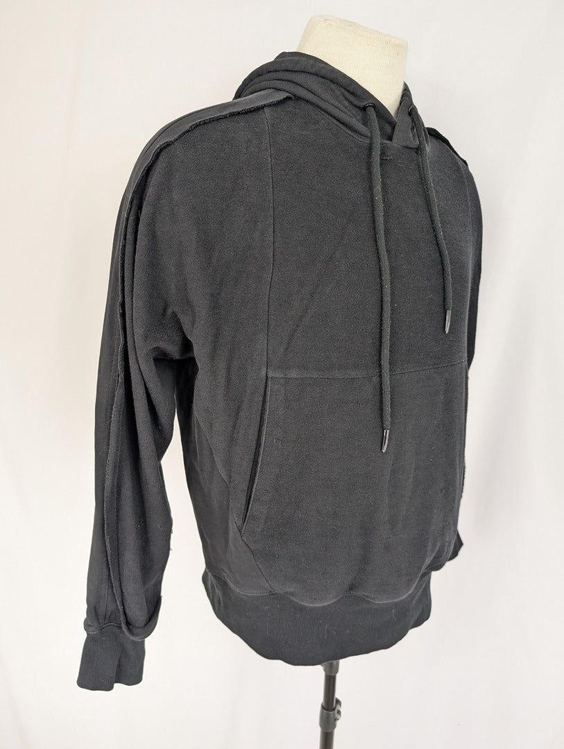 Sweat à capuche noir homme taille L Hodtob