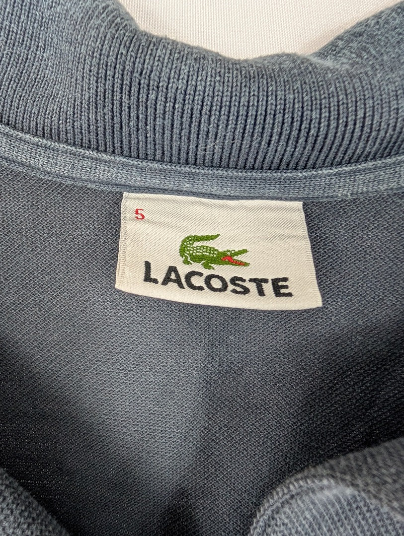 Polo Lacoste bleu marine 100% coton taille 5