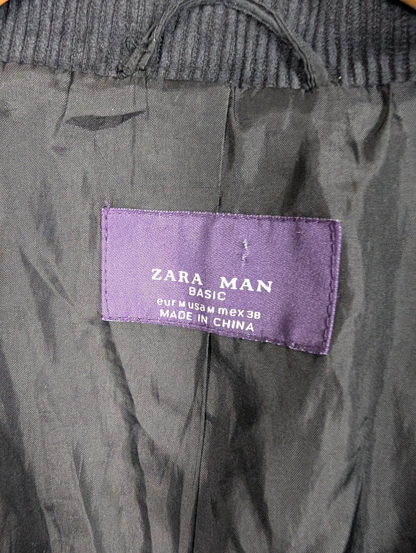 Veste matelassée noire Zara Man Basic M