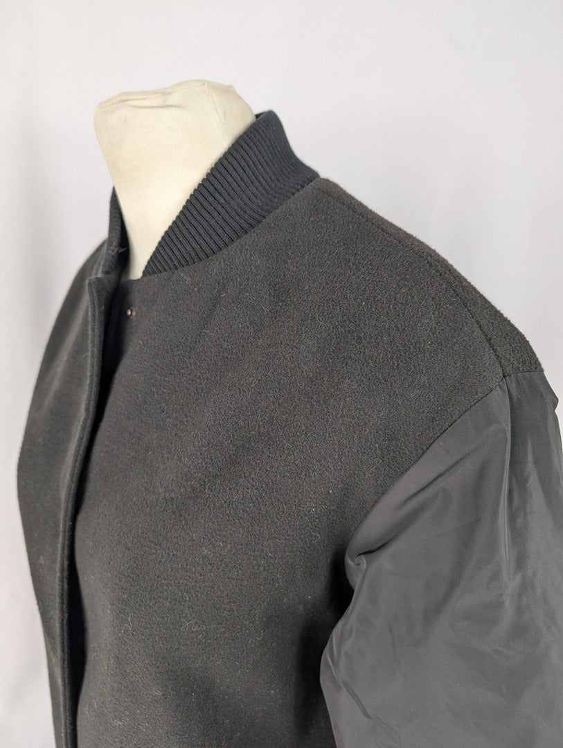 Rinascimento manteau long noir taille S