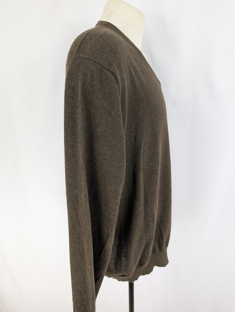 Sweat Col V Ralph Lauren - Xxl - Marron - État : Excellent