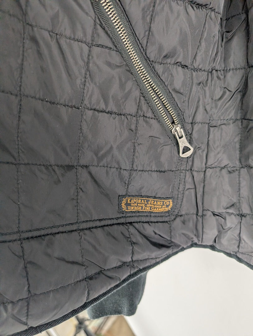 Veste matelassée noire Kaporal homme taille M