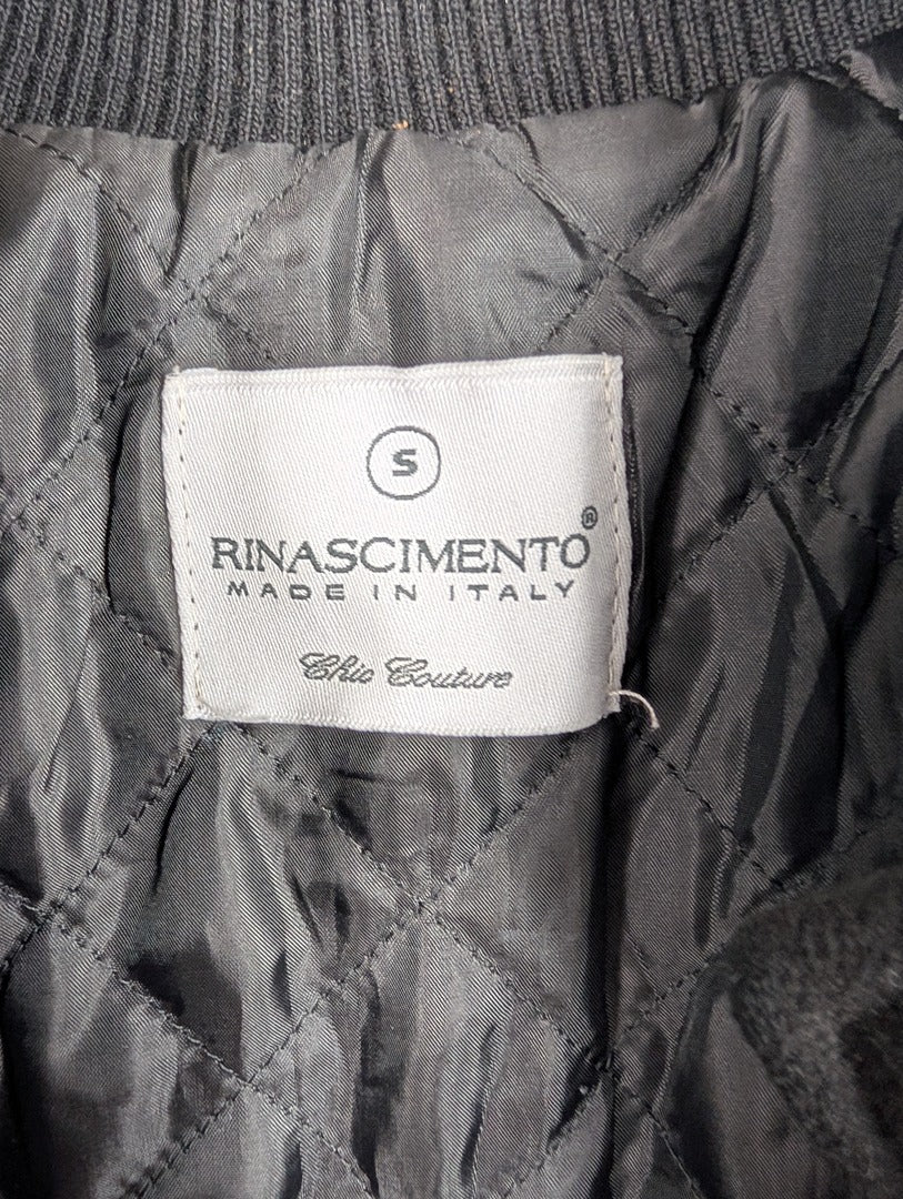 Rinascimento manteau long noir taille S