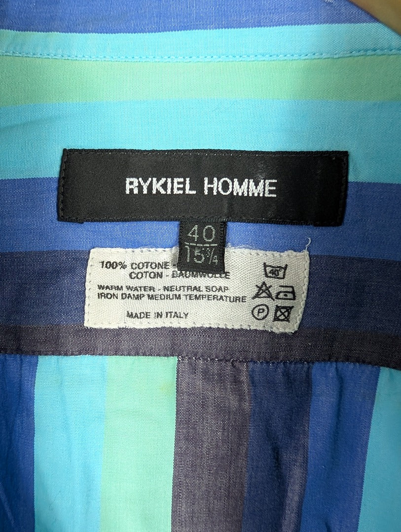 Chemise homme rayée Rykiel Homme taille 40
