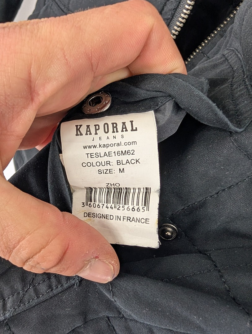 Veste matelassée noire Kaporal homme taille M