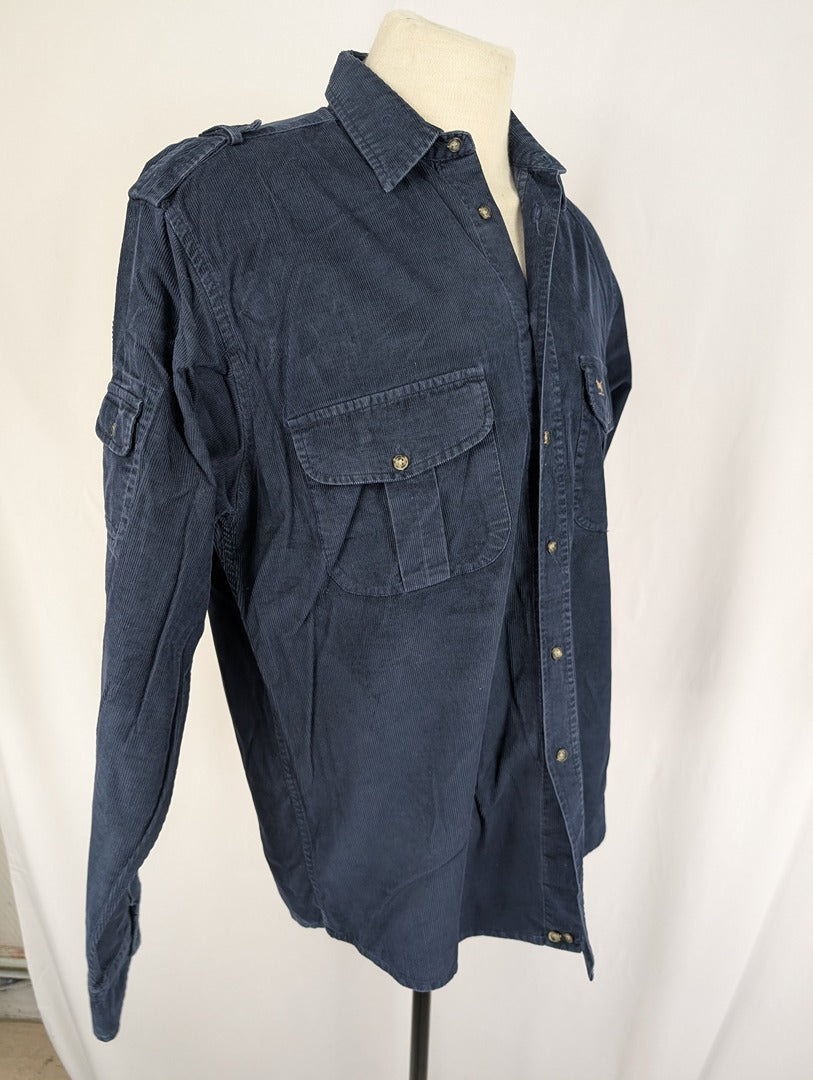 Chemise veste homme Rodd & Gunn bleu marine M