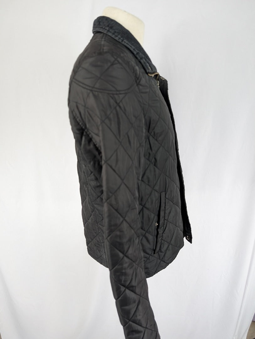 Veste matelassée noire Zara Man Basic M