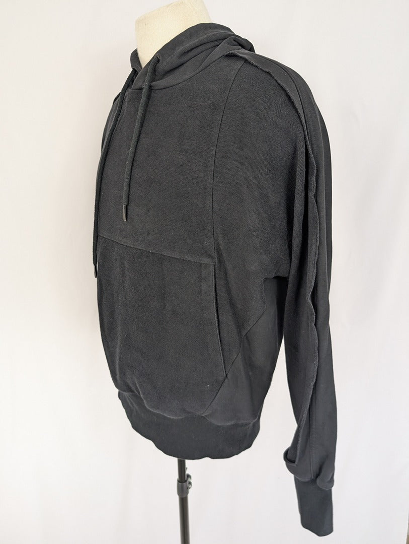 Sweat à capuche noir homme taille L Hodtob