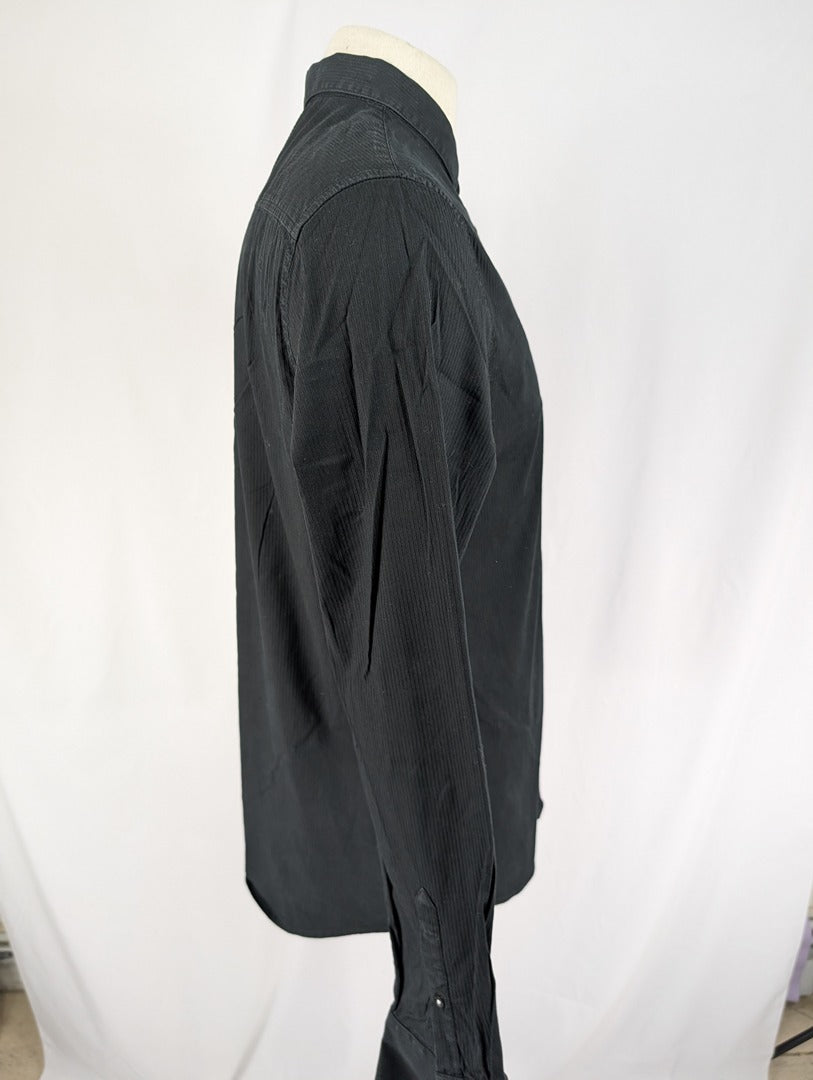 Chemise noire Armani Exchange homme taille L