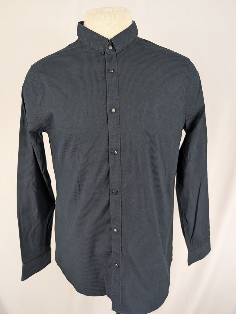 Chemise homme Armani Exchange bleu marine slim L