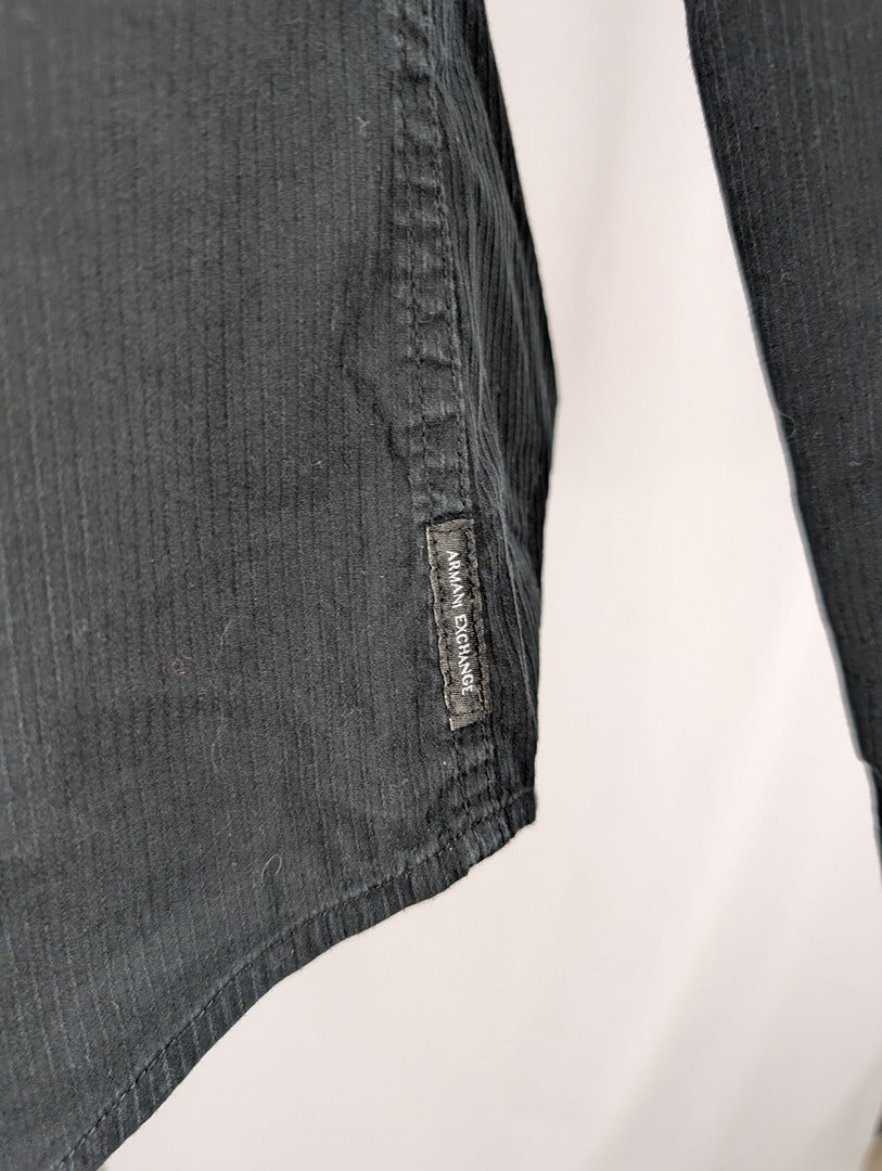 Chemise noire Armani Exchange homme taille L