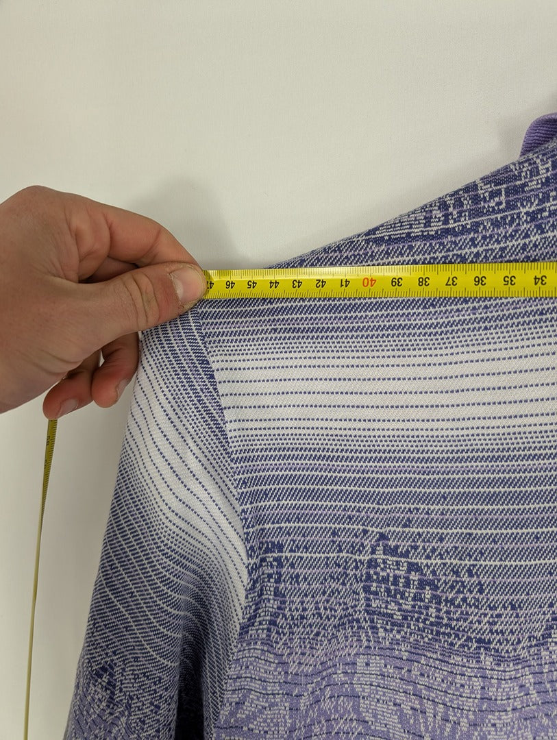 Polo homme J.h. Durif imprimé violet taille M