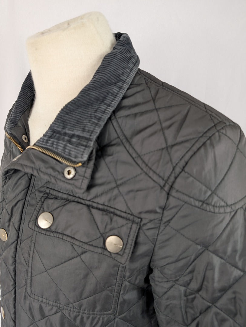 Veste matelassée noire Zara Man Basic M