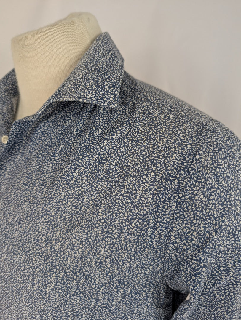 Chemise homme imprimée Spontini coton taille 39/40