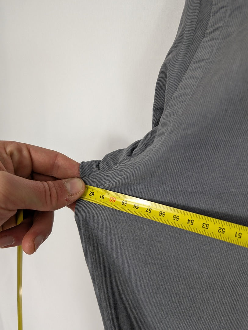 Chemise homme grise en coton Uniqlo taille L