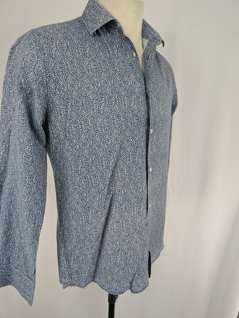 Chemise homme imprimée Spontini coton taille 39/40