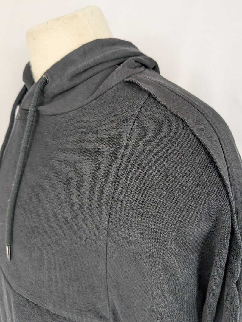 Sweat à capuche noir homme taille L Hodtob