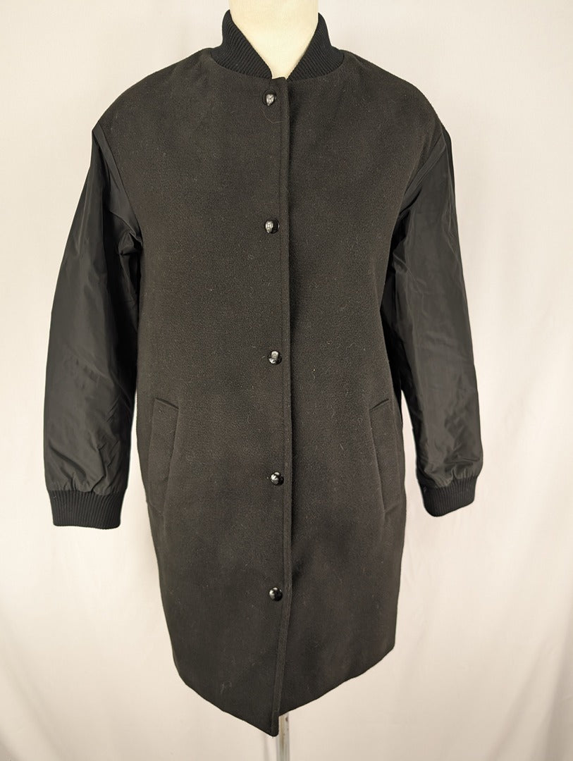 Rinascimento manteau long noir taille S