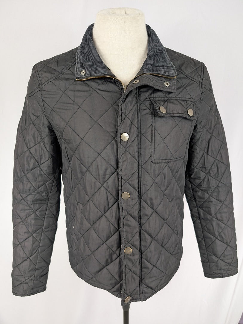 Veste matelassée noire Zara Man Basic M