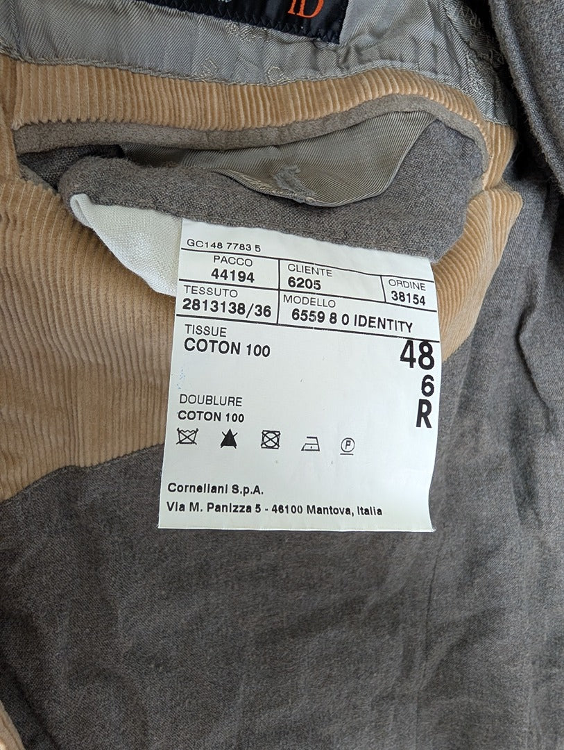 Veste homme Corneliani Id beige en velours côtelé